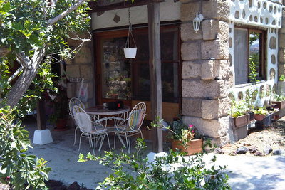 mit &uuml;berdachter Terrasse